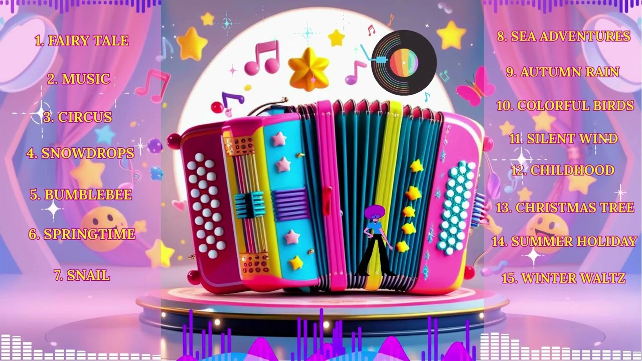 Funny Keys | Accordion Songs for Kids | Sheet Music Album for Kids | MusicbookHub