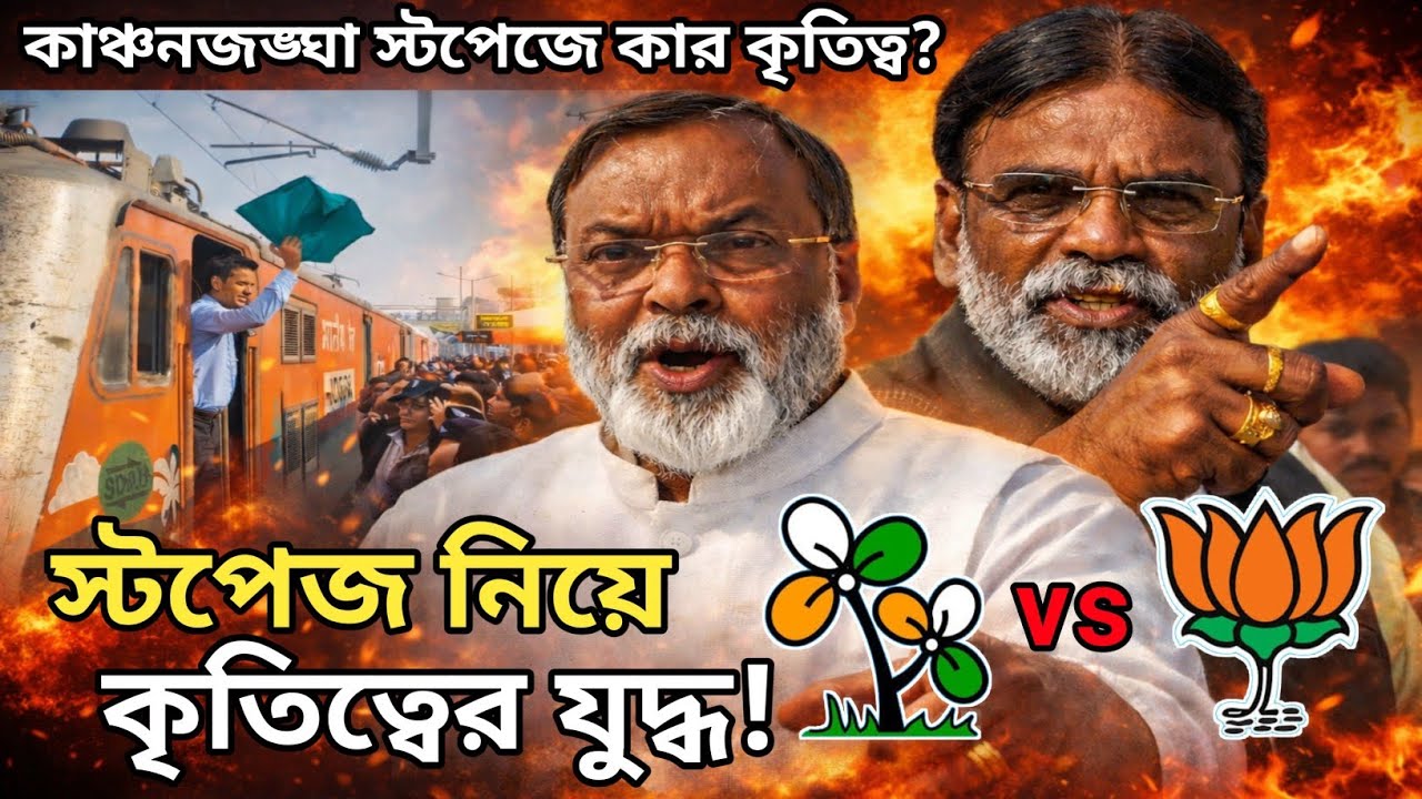 কাঞ্চনজঙ্ঘা স্টপেজ নিয়ে মালদায় রাজনৈতিক যুদ্ধ! কৃতিত্ব কার, তৃণমূল মন্ত্রী না বিজেপি সাংসদ?