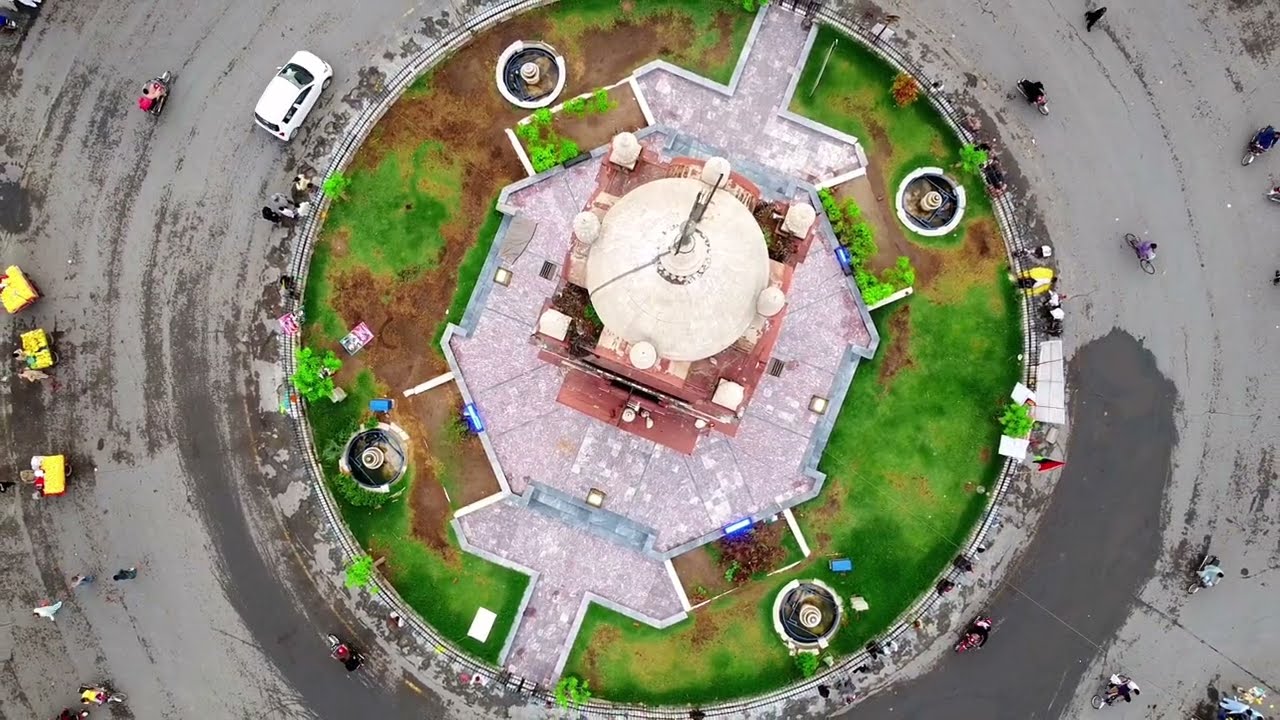 #Faislabad Clock Tower - #Drone View 4K