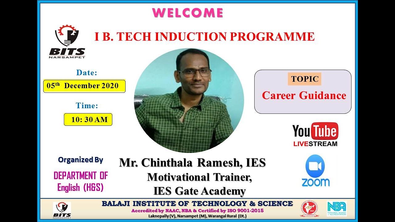 Career Guidance by Ch. Ramesh, IES