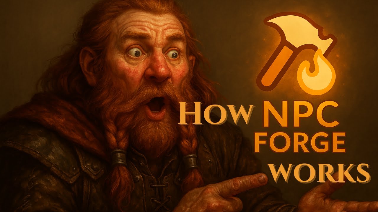 NPC Forge Walkthrough for Game Masters | Create NPCs, Quests & More in Minutes