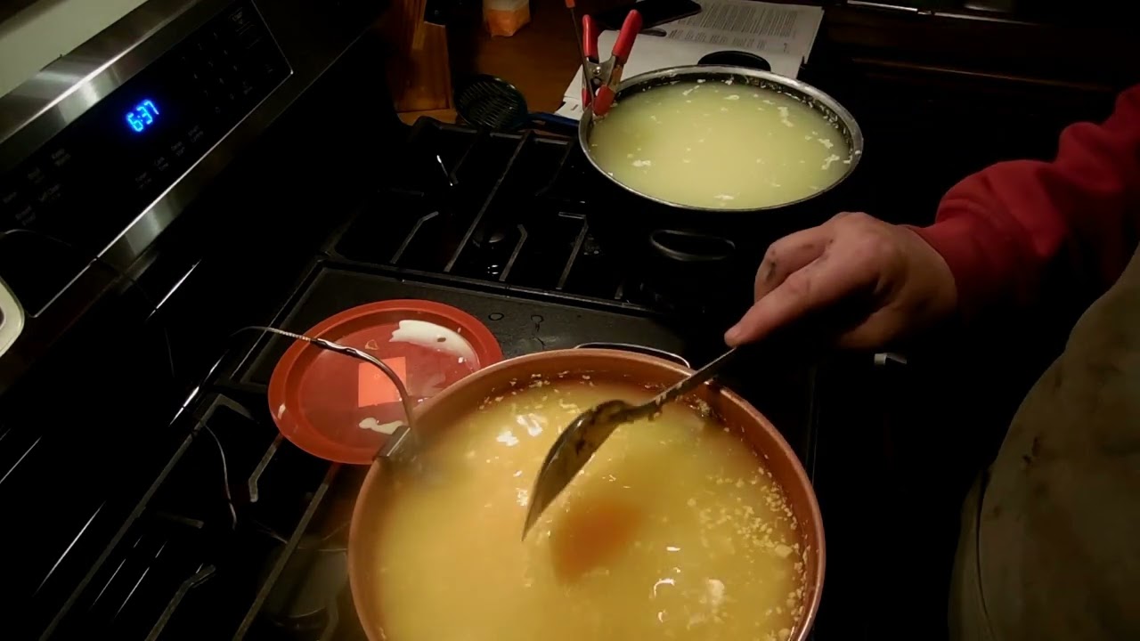 DIY Homemade Marble Cheddar cheese