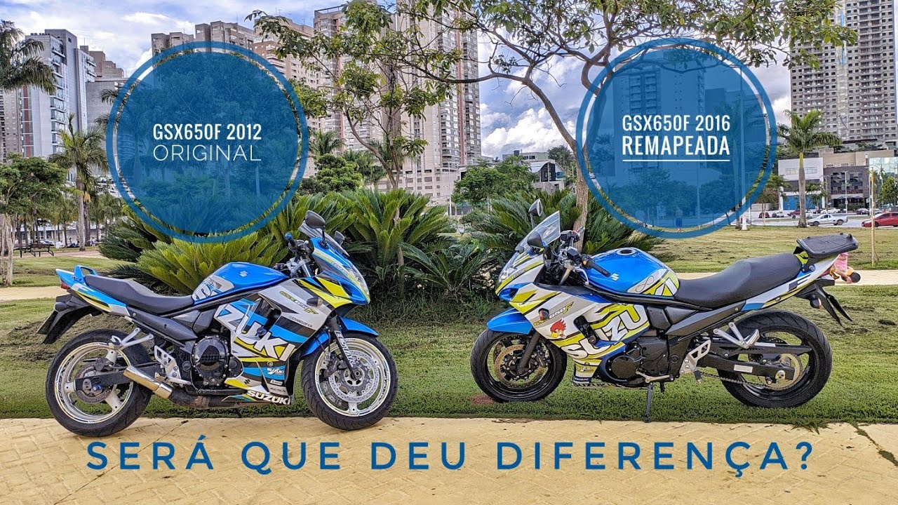 GSX 650F original x GSX 650F REMAPEADA. Qual anda mais?  CANHÃO!!!!!!!!!!