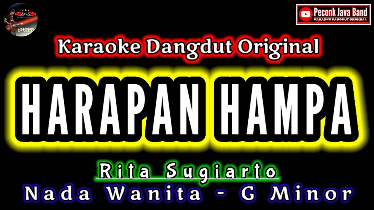 HARAPAN HAMPA KARAOKE NADA WANITA RITA SUGIARTO
