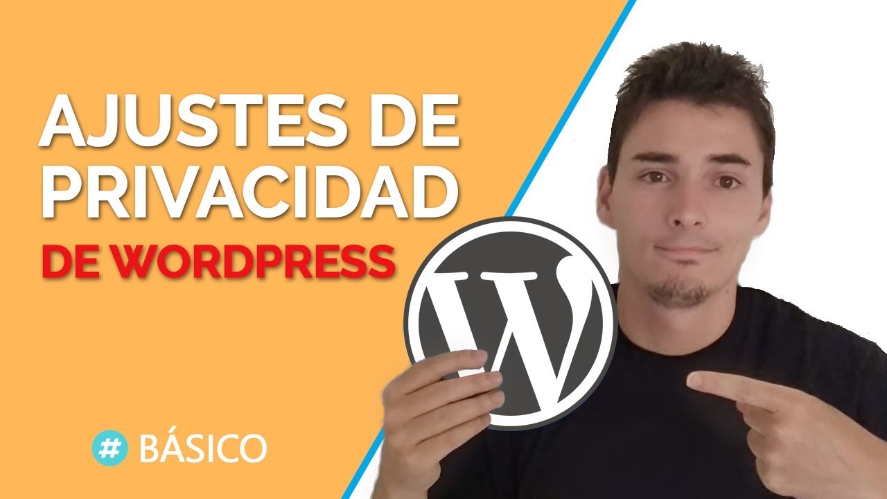 ✅ Ajustes de PRIVACIDAD de WordPress 【 Ajustes básicos de WordPress 】