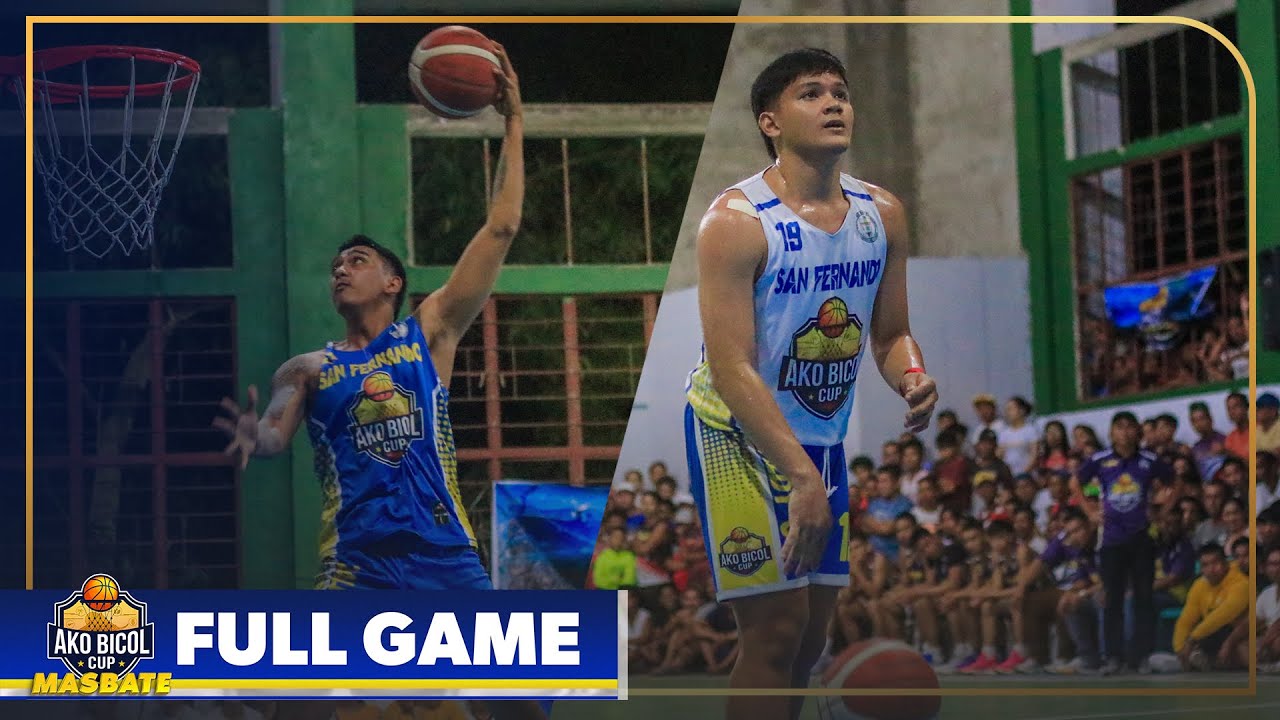 WATCH NOW: Ako Bicol Cup Masbate Eliminations | GAME 3 - SAN FERNANDO VS SAN JACINTO