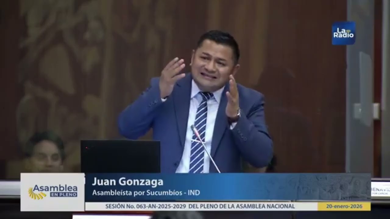 INTERVENCIÓN SESIÓN 063 DEL PLENO DE LA ASAMBLEA NACIONAL