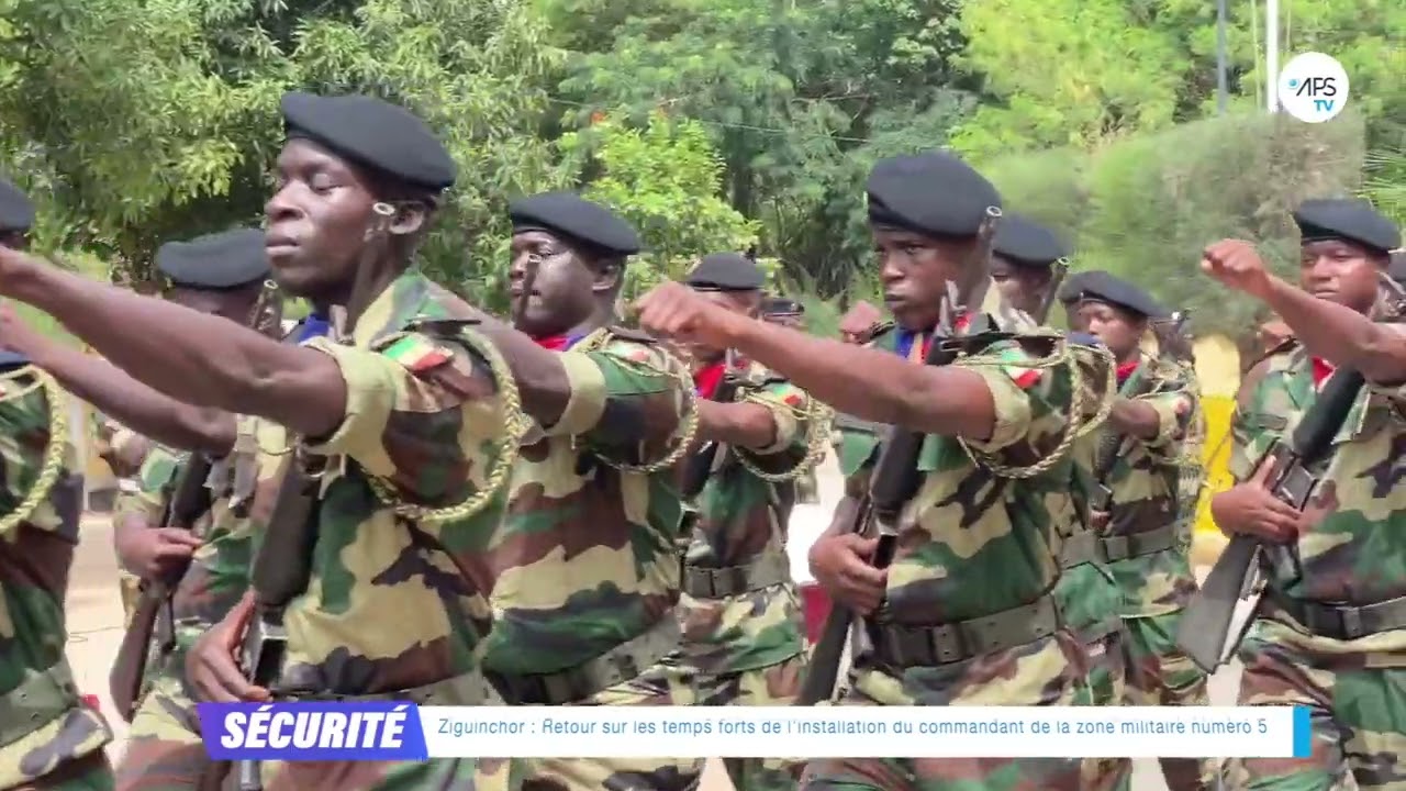 Ziguinchor : Retour sur les temps forts de l'installation du commandant de la zone militaire numéro5