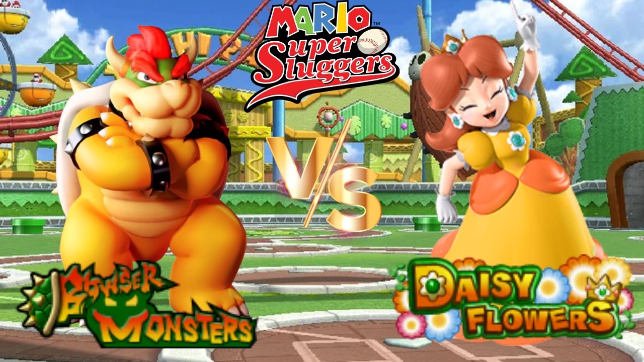 Super Mario Sluggers - Season 12 Game 8 Bowser vs Daisy [Yoshi Park Day]