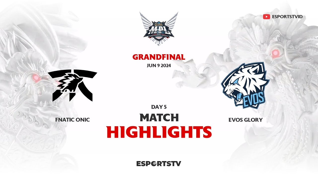 Fnatic ONIC vs EVOS Glory HIGHLIGHTS GRAND FINAL MPL ID S13 | EVOS VS FNOC ESPORTSTV