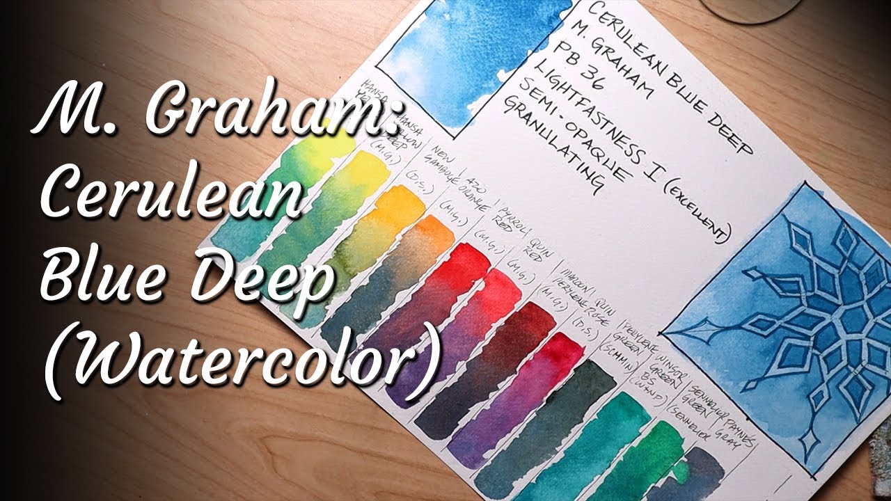 M. Graham: Cerulean Blue Deep (Watercolor)