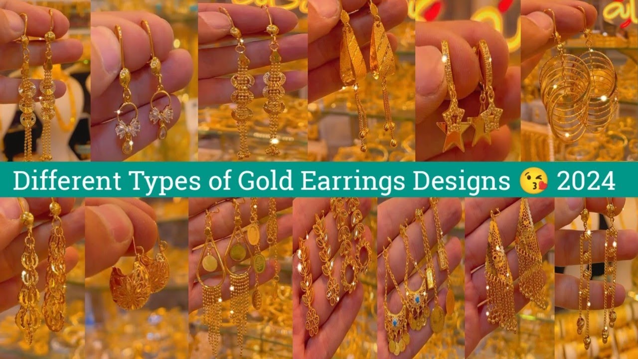 Latest Light Weight Gold Stud Earrings Designs😘 2024||Light Weight Gold Earrings Designs With Price