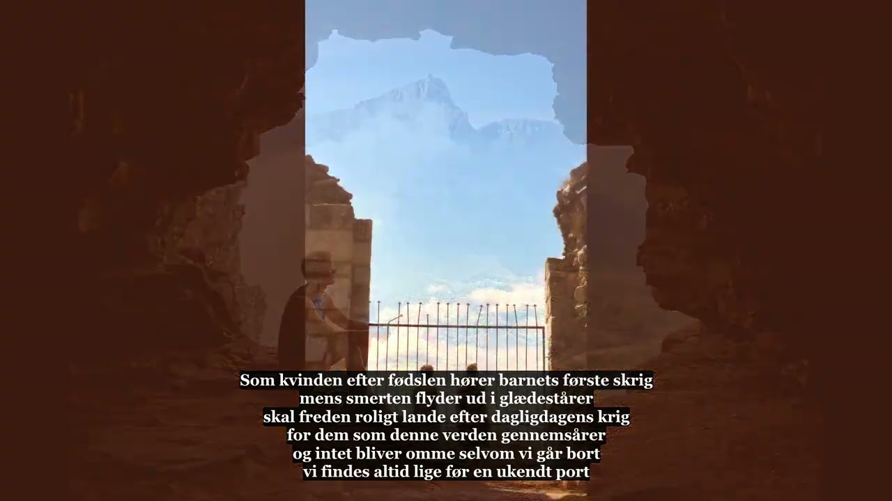 Som solen pludsllig bryder tunge skyers kontinent