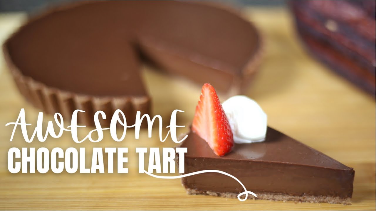How to make an AWESOME Chocolate Tart| Chocolate Cream Pie