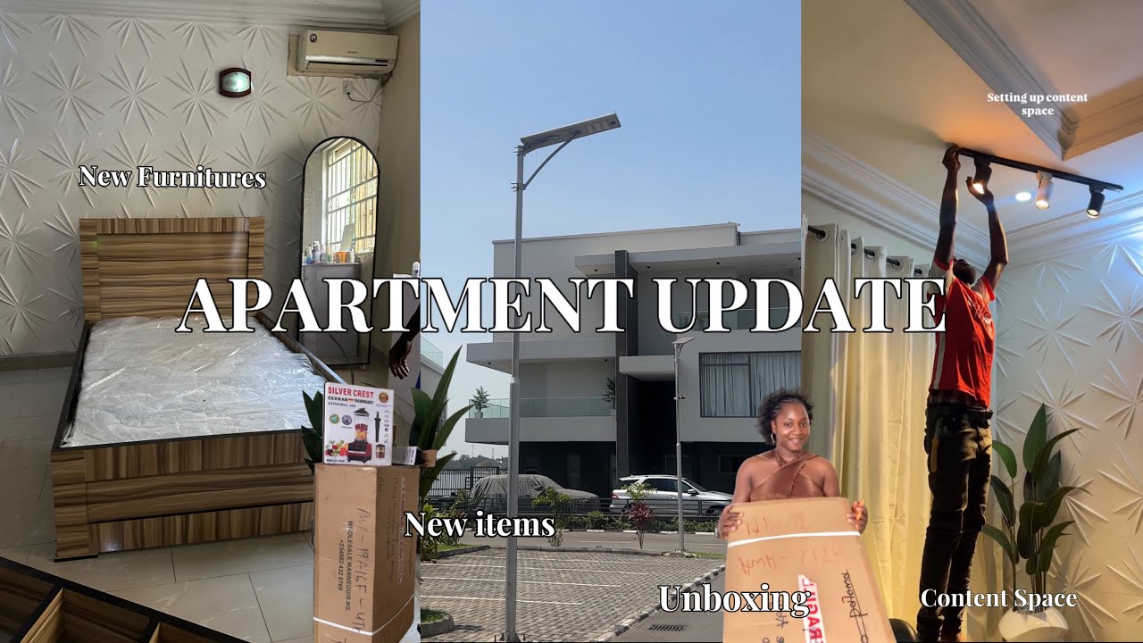 Apartment Update+New furnitures+Unboxing #abuja