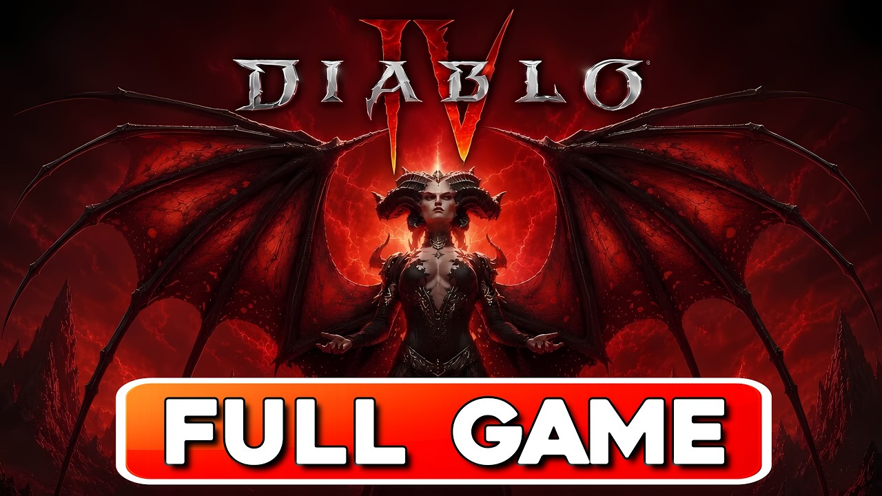 Diablo 4 - Full Game | Longplay Playthrough Gameplay Walkthrough |  Full Story | 4K UHD