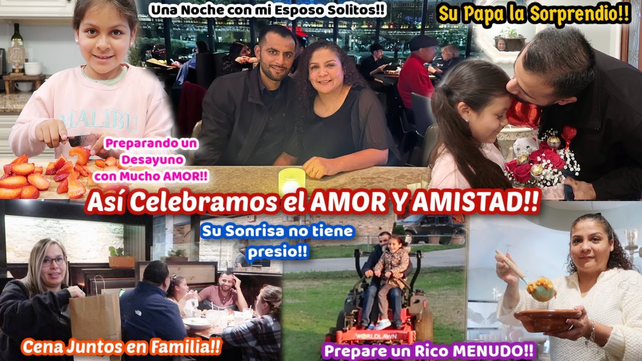 ‼️Mi Esposo me Invita a Salir de Noche😍| Feliz Día del Amor y la Amistad❤️| Su Carita lo dijo TODO🥹