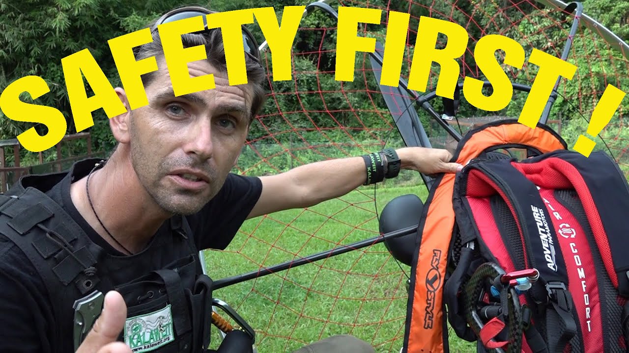 Safety measures to fly over the jungle on my paramotor