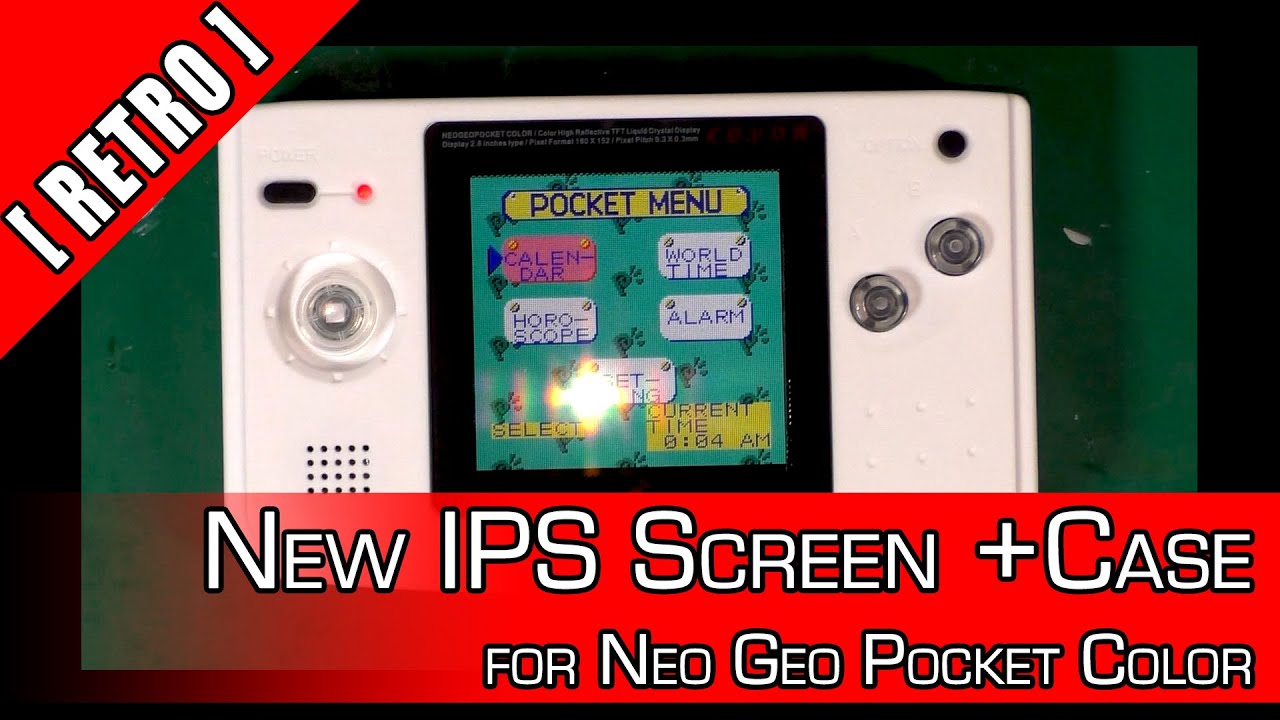 [RETRO] New IPS screen kit for Neo Geo Pocket Color