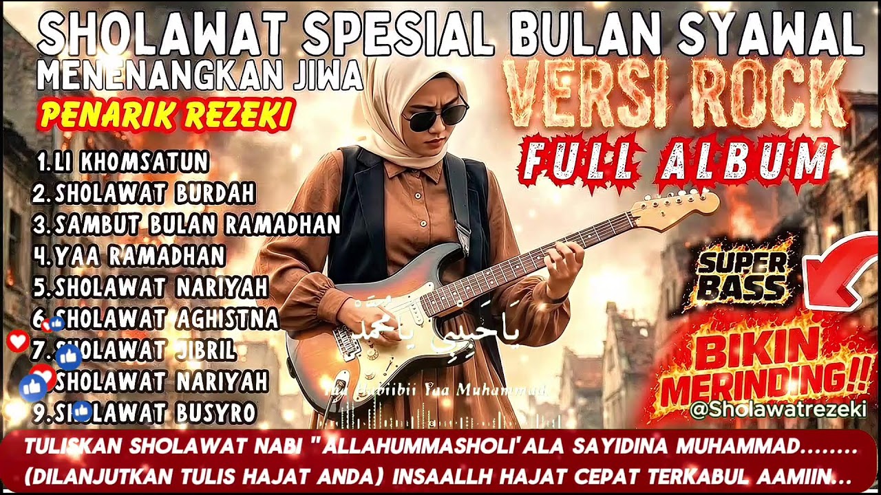 🛑 VIRAL BANGET‼️ Sholawat Pembuka Rezeki | Slow Rock Penuh Makna