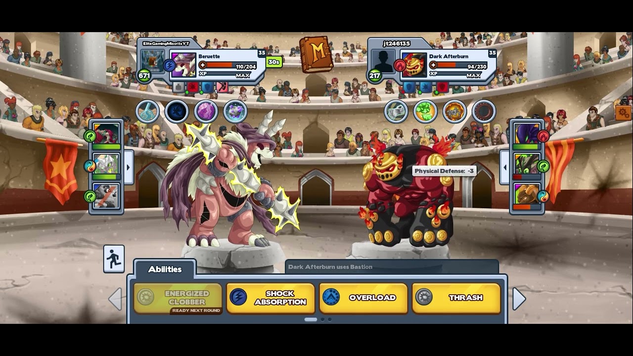 Streak 21 Platinum Arena Fully Reliced #miscrits 