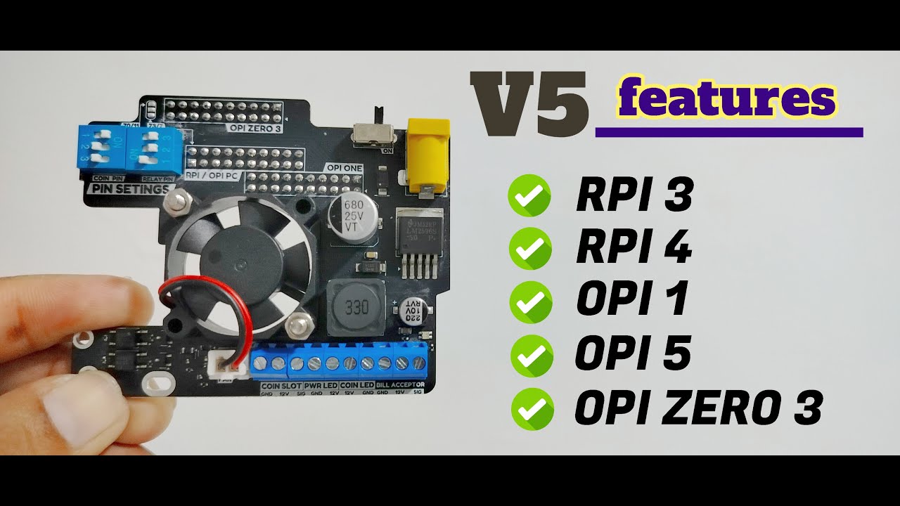 ALL IN ONE CUSTOM BOARD V5 FEATURES and WIRING DIAGRAM