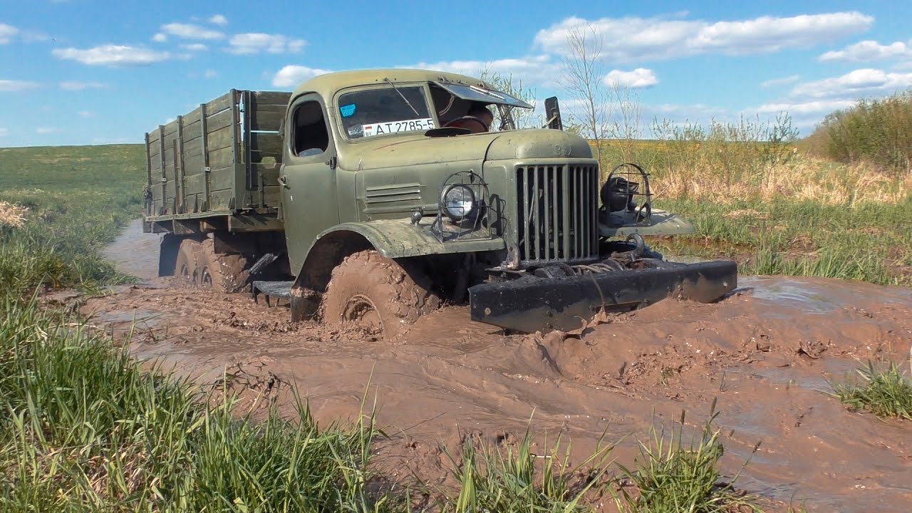 Дизельный ЗИЛ-157 порвал бездорожье!!! Такого от 