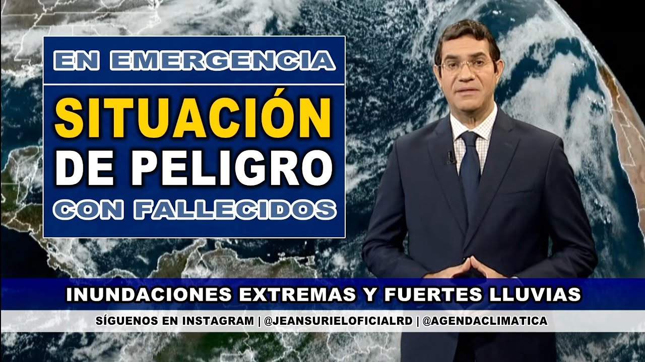 Jueves 12 febrero | Aguaceros fuertes aumentarán en República Dominicana