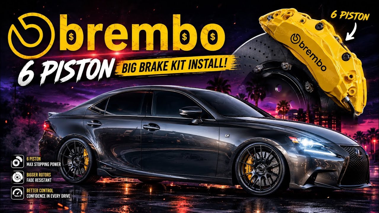 How to Install Brembo Brakes on a 3rd gen Lexus IS EP2