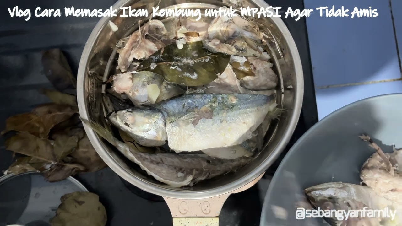 Vlog Cara Memasak Ikan Kembung untuk MPASI Agar Tidak Amis