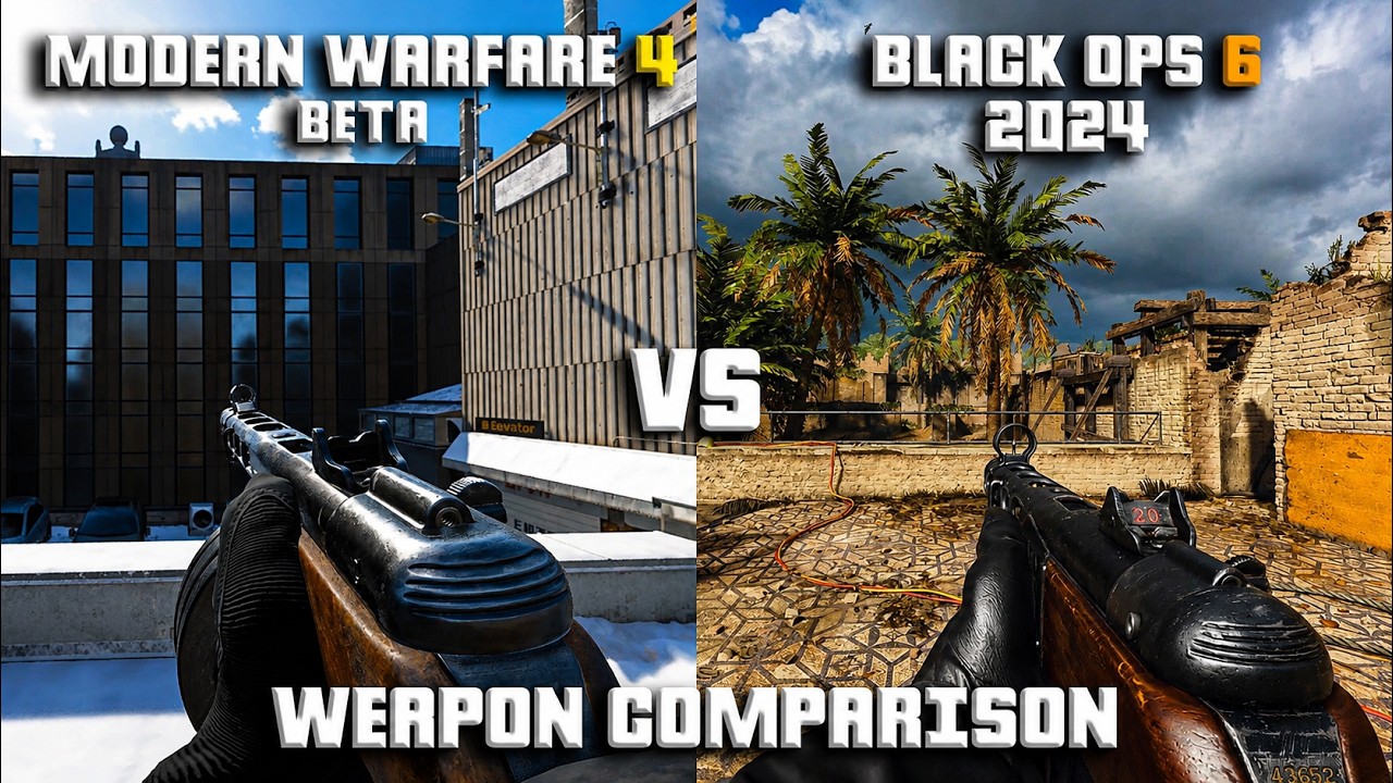 BLACK OPS 6 ПРОТИВ MODERN WARFARE 4 2026 [БЕТА] : СРАВНЕНИЕ ОРУЖИЯ 4K