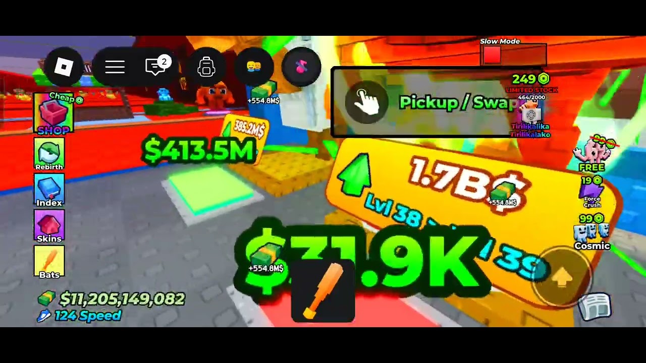 Playing Escape crushers for Brainrots in Roblox Pt2