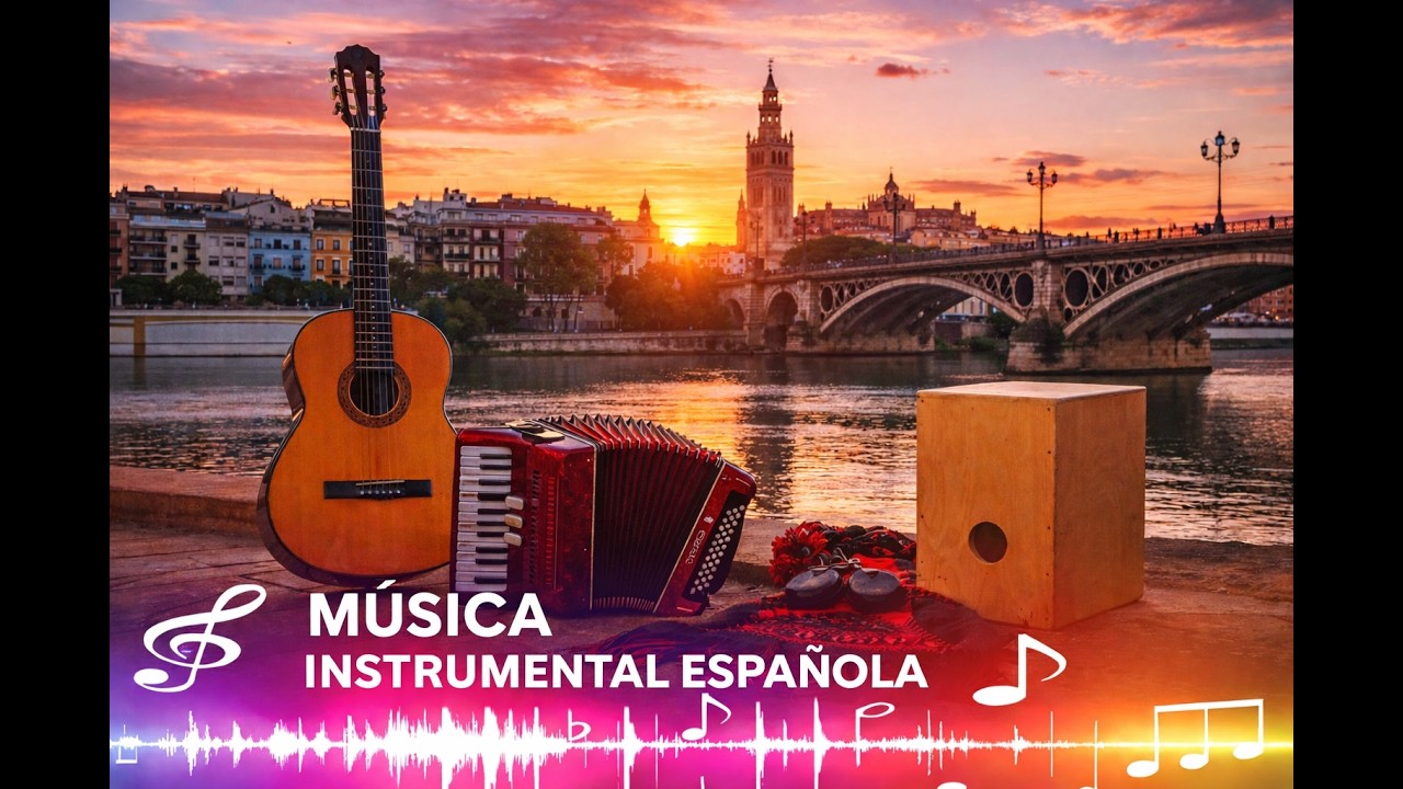 Música Instrumental de Sevilla 🎶 Flamenco, Guitarra Española y Sonidos de Andalucía
