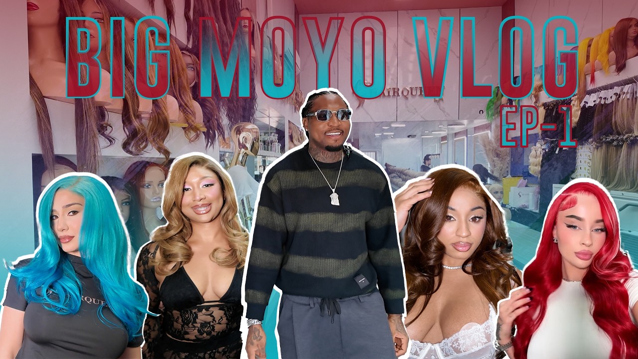 Big Moyo Vlog Episode 1! What it's like owning Hair Queen LA and working with top influencers. #vlog