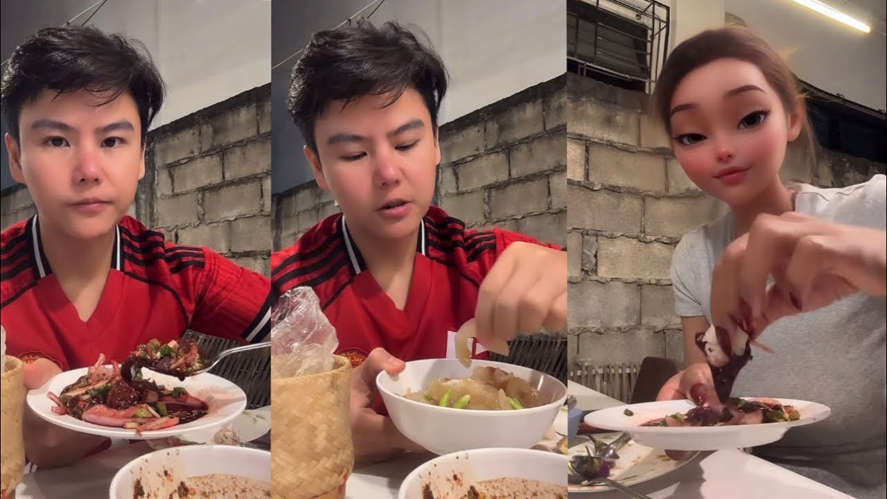 ตุ๊กติ๊กน้อยใหม่พัชรี กินลาบก้อยซอยจุ๊ ส้มตีนวัวยั่วๆ