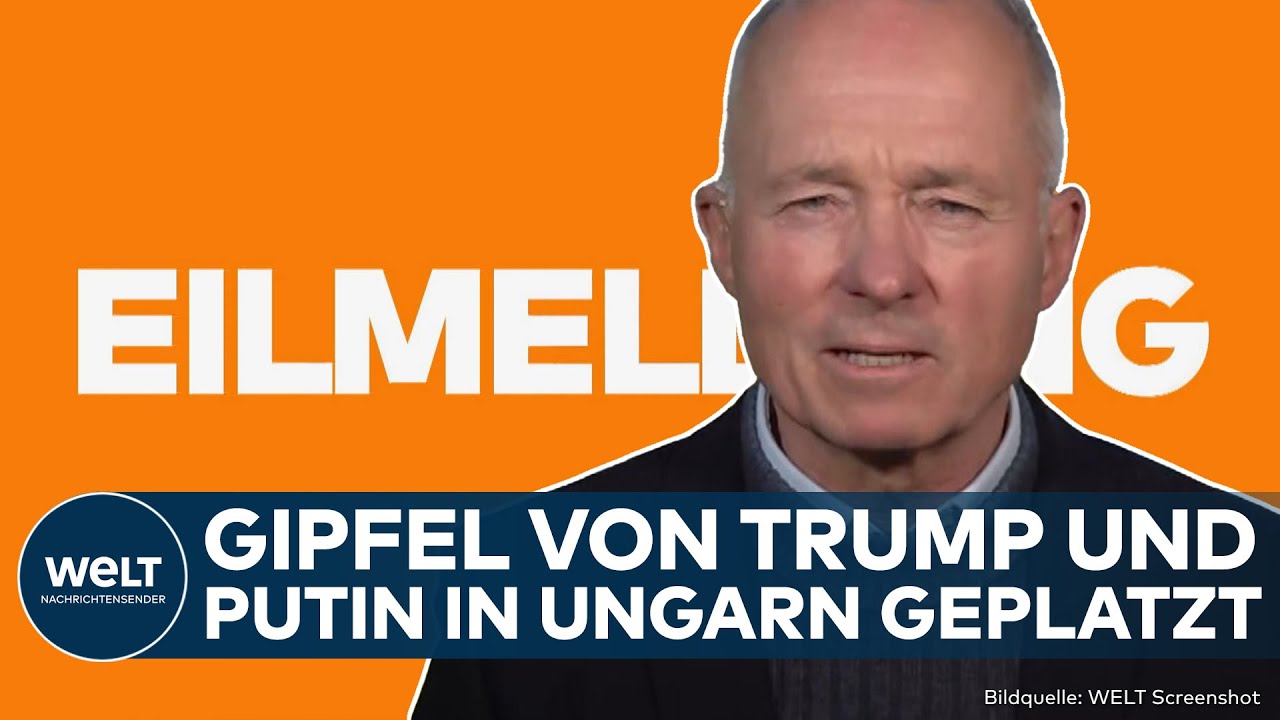 UKRAINE-KRIEG: Treffen zwischen Trump und Putin geplatzt! Vorerst kein Gipfel in Ungarn