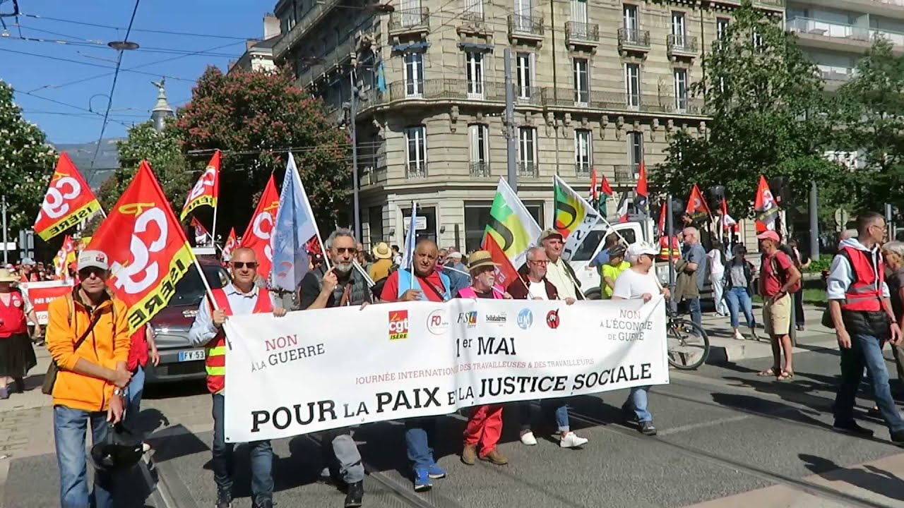 Manifestation du 1 mai 2025 à Grenoble