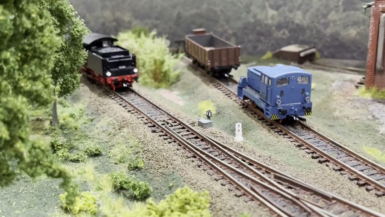 Modellbahn Ausstellung in Döbeln am 18.02.2023 und die Anlage von Sven Lehmann und seiner Familie