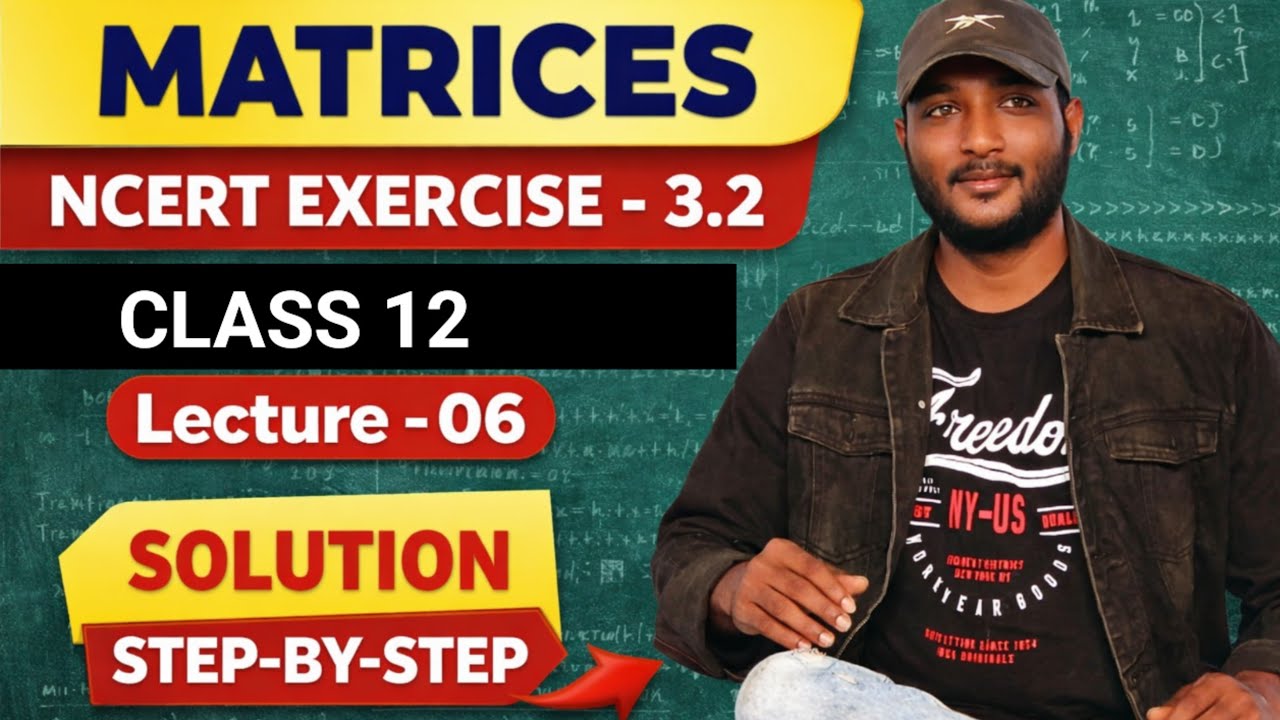 Matrices-06 // Class 12 mathematics chapter 3 NCERT exercise 3.2 // Q no. 12,13,14,15,16,17 & 18
