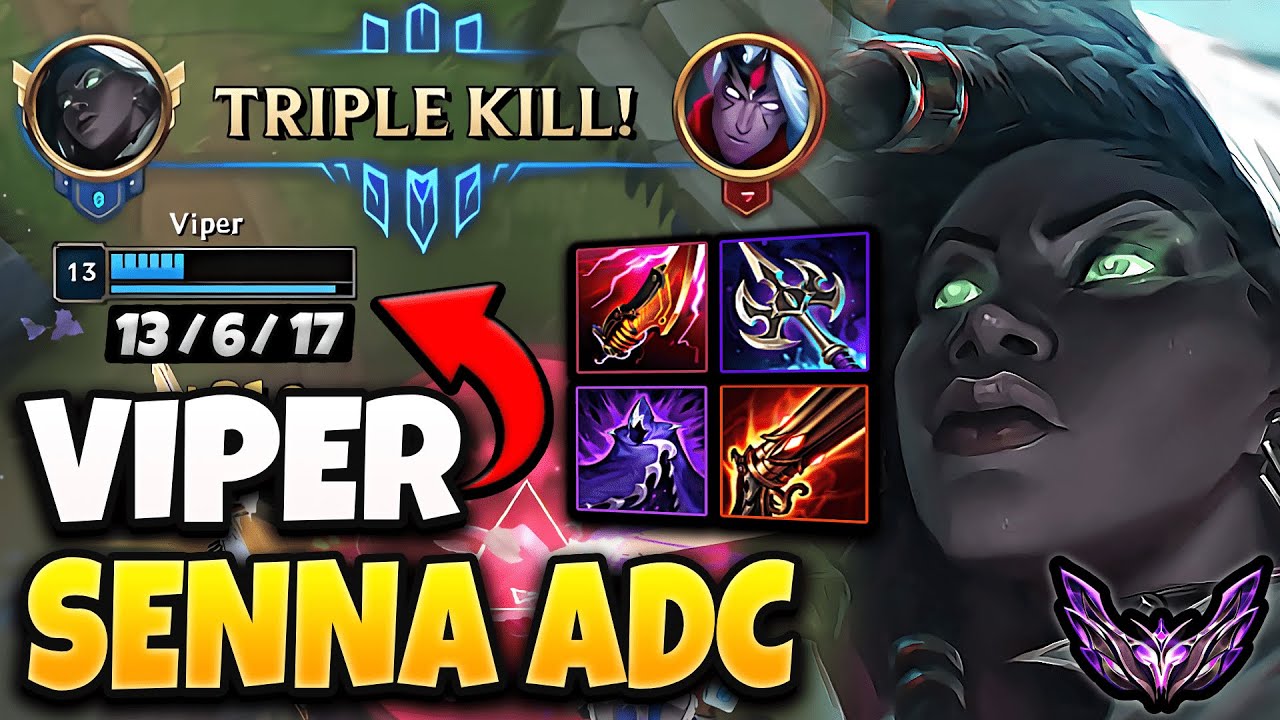 Senna vs Varus ADC [ HLE Viper ] Patch 14.1 Korea Master ✅