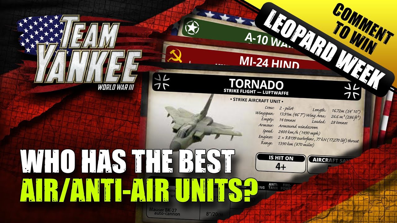 Team Yankee Leopard Week - Top Trumps! The Best Air/Anti-Air Units Revealed
