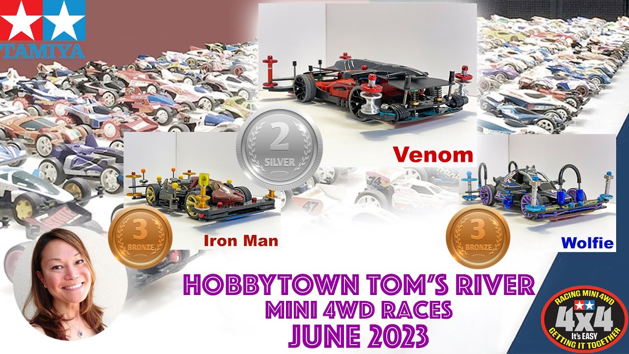Tamiya Mini 4WD Hobbytown Tuned and Open Class Races - June 10, 2023