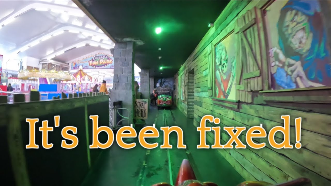 Ghost Train- onride Curry's Fun Park Portrush July 2025