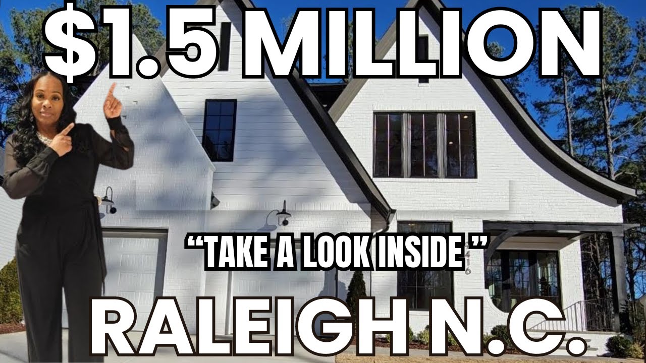 $1.5 Million | Luxury House Tour | Raleigh NC | New Construction|