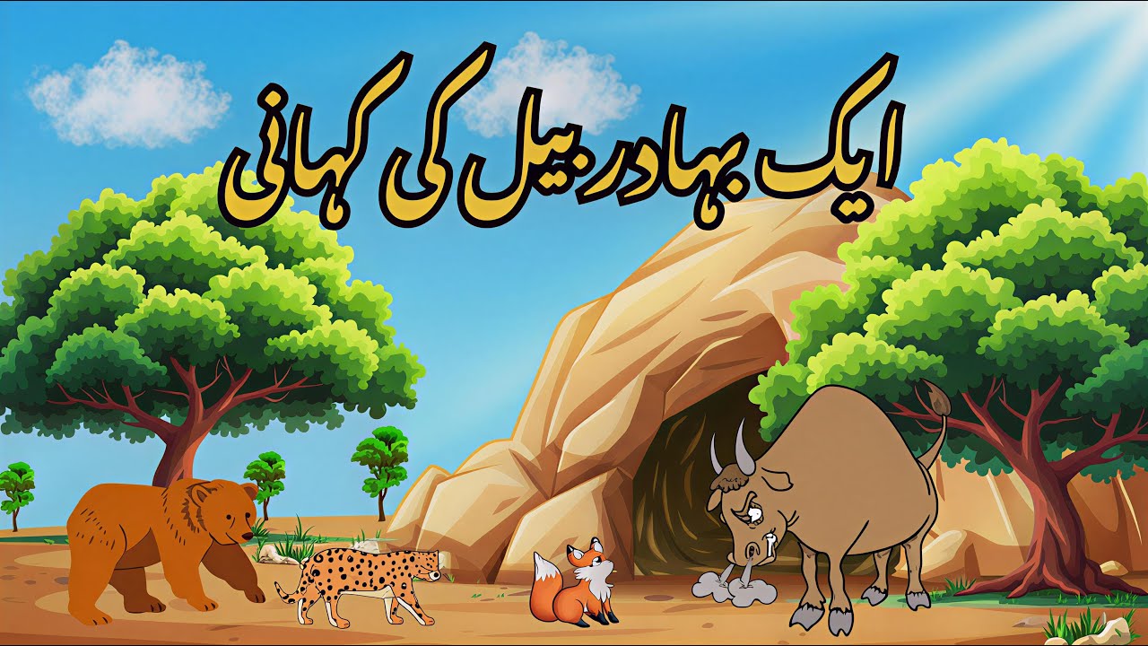 ایک بہادر بیل کی کہانی || moral story || fairy tales ||hindi stories || urdu story |cartoon story