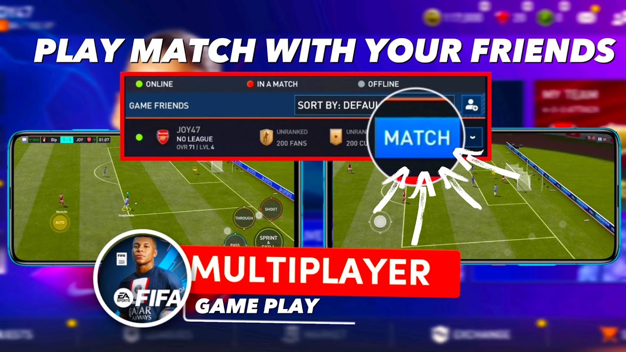 How To Play FIFA Mobile 23 With Your Friends | FIFA Mobile Multiplayer Gameplay