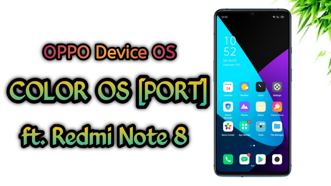 COLOR OS PORT [RealmeUi] - Use Oppo Device's OS in your Xiaomi Redmi Note 8/Ginkgo 🔥🔥