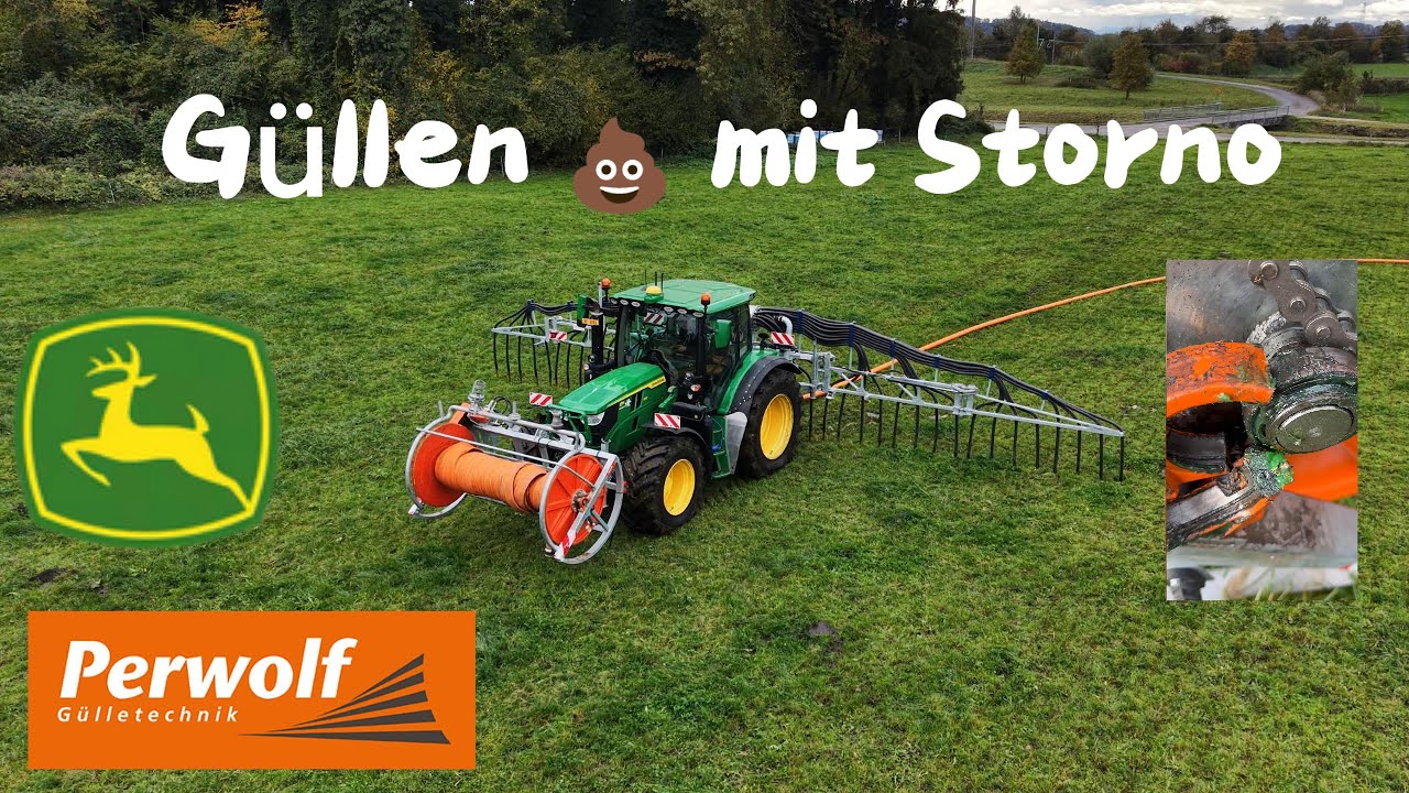 Güllen 💩Mit Storno | Perwolf | Gülle |John Deere I BIO Farm Vlog #31🚜🐮