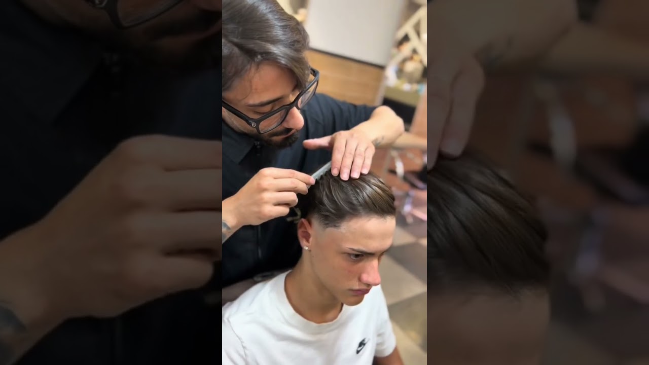 Tutorial ciuffo graffiato #barber