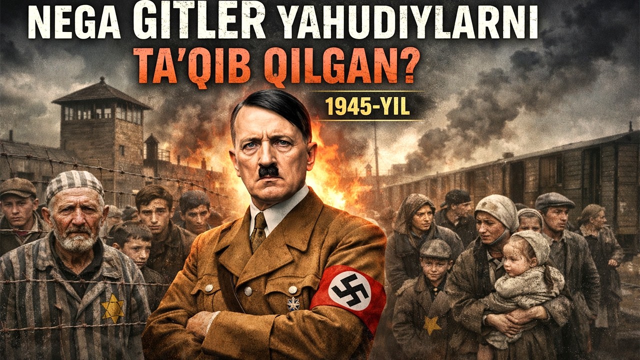 NEGA ADOLF GITLER YAHUDIYLARNI QIRIP TASHLAGAN? &ndash; Ikkinchi jahon urushi